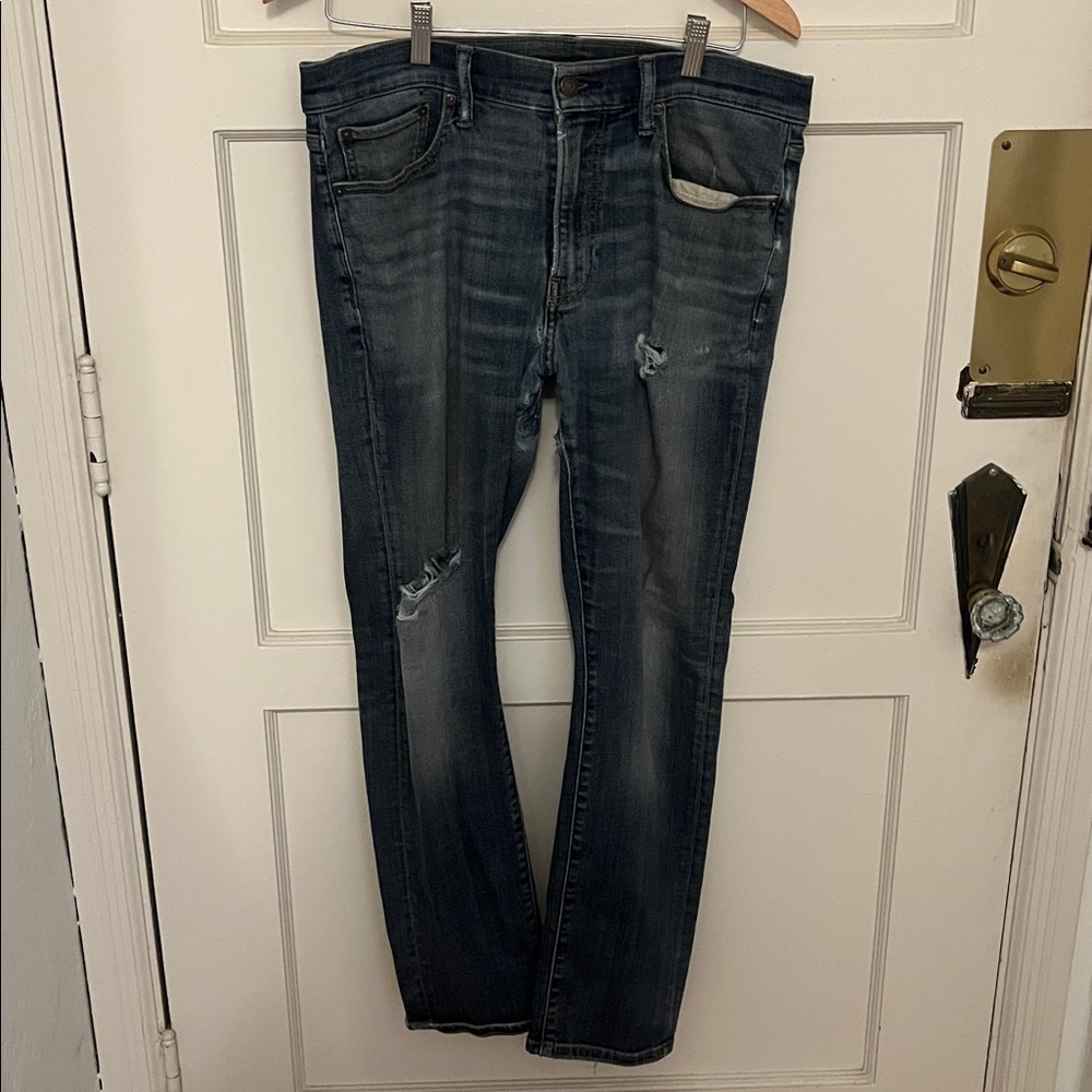 Lucky Brand Distressed Dark Wash Denim